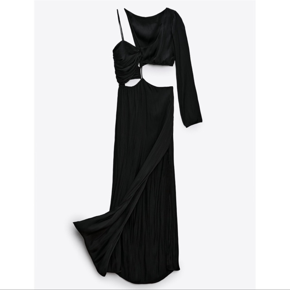 NWT Zara Cut Out Midi Dress - Picture 5 of 12